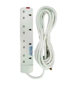 Sundabests Power King Heavy Duty 4-way Power/Socket Extension Cable Charging Outlet extension cable