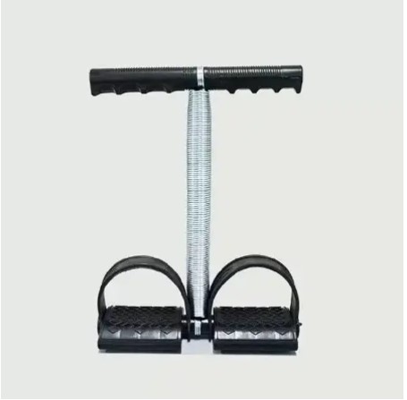 ON OFFER !!!IT GIVES THE DESIRED BODY SHAPE Tummy Spring Tummy Trimmer And Fitness Tension Rope Trainer Resistance Band, Abdomen Waist Arm Leg Stretching Pedal Sit-Up Tension Rope, Spring S