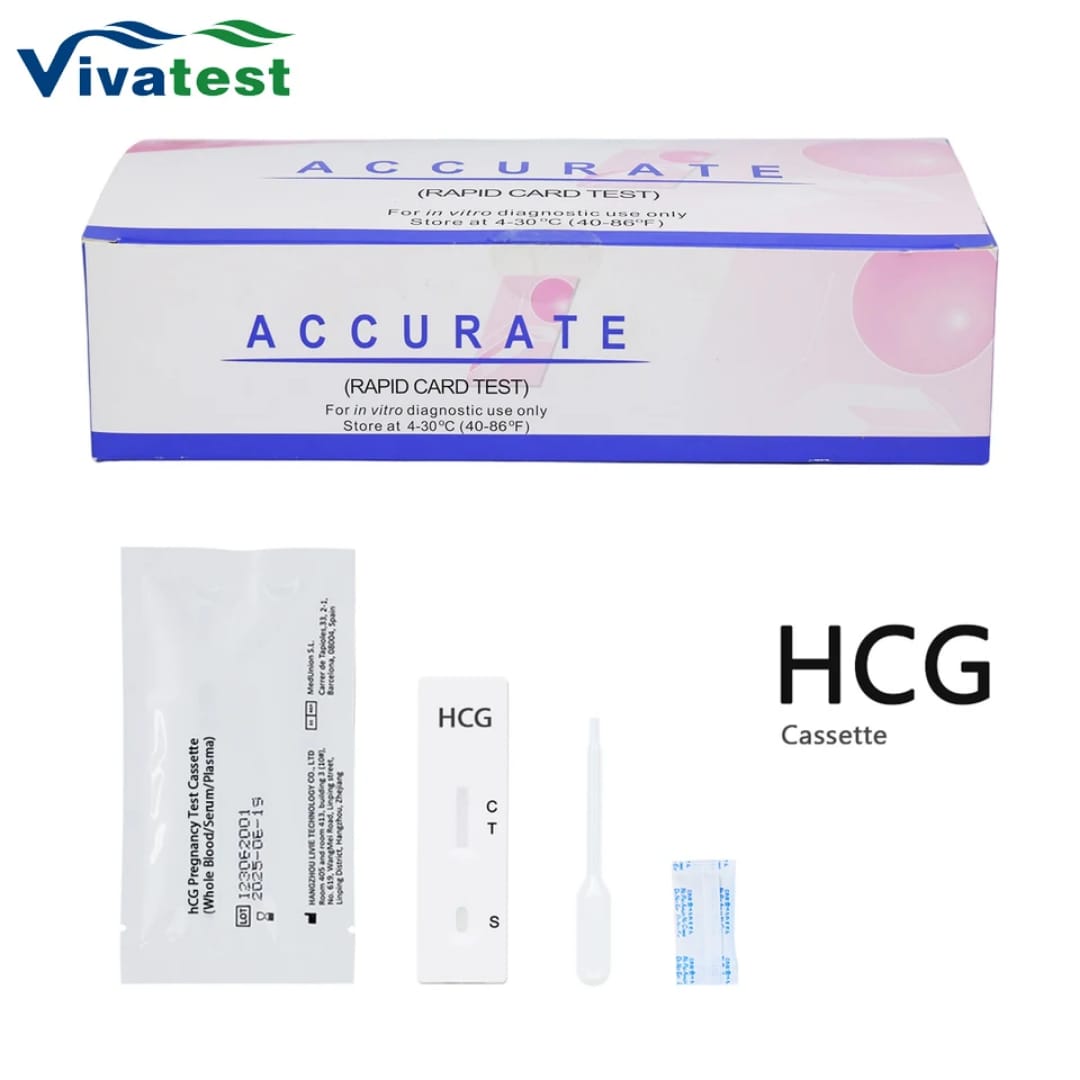 ACCURATE HCG Pregnancy Test Cassette – Rapid Pregnancy Test, Fast Results, Easy to Use- Early Detection Home Test (5PCS/10PCS/20PCS)