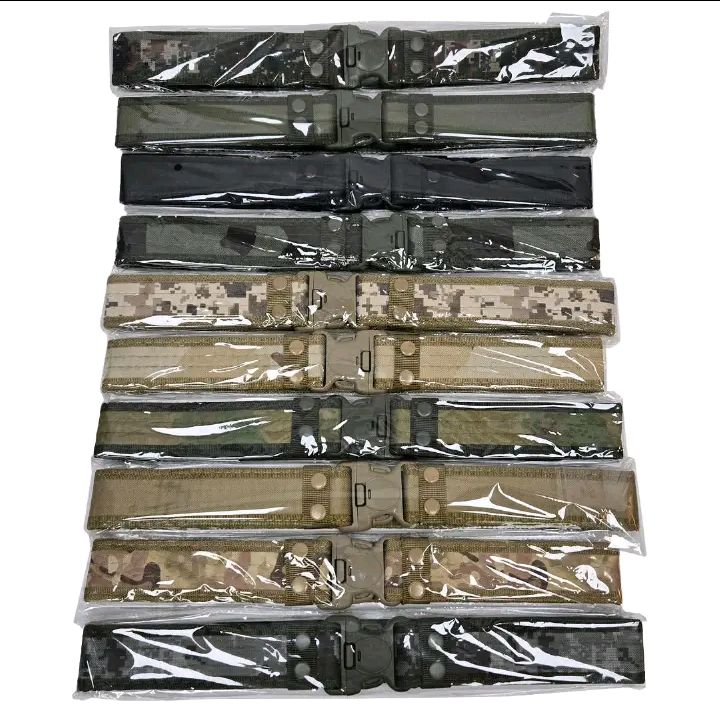 Tactical Utility Belt for Men Adjustable Nylon Military Belt Quick Release Buckle Outdoor Work