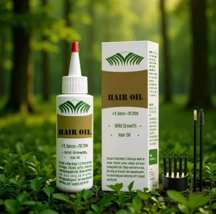 Wild Growth Hair Oil 118ml – Hair Growth & Strengthening Oil for Hair, Scalp, Edges, Eyebrows & Beard