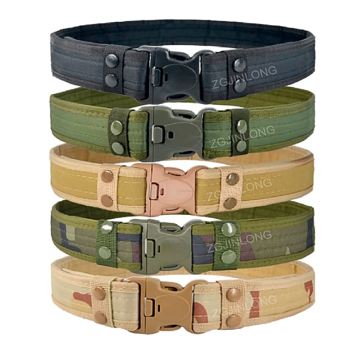 Tactical Utility Belt for Men Adjustable Nylon Military Belt Quick Release Buckle Outdoor Work