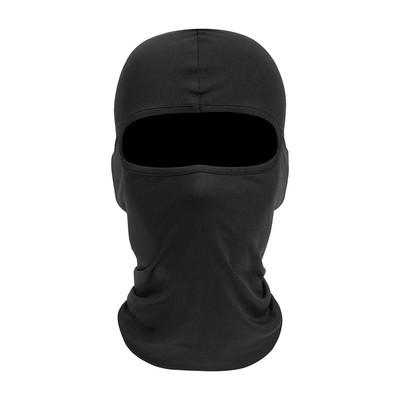 Unisex Balaclava Face Cover – Black Stretch Head Mask for Outdoor Wear