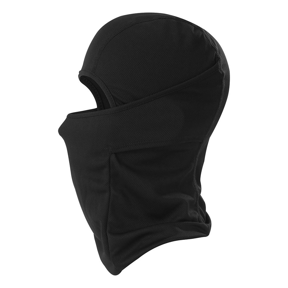 Unisex Balaclava Face Cover – Black Stretch Head Mask for Outdoor Wear