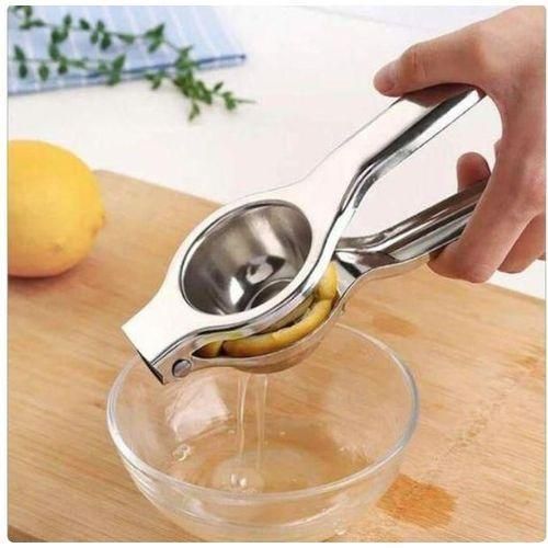 Heavy Duty Lemon Squeezer, Stainless Steel Manual Lemon Squeezer – Handheld Citrus Juice Press
