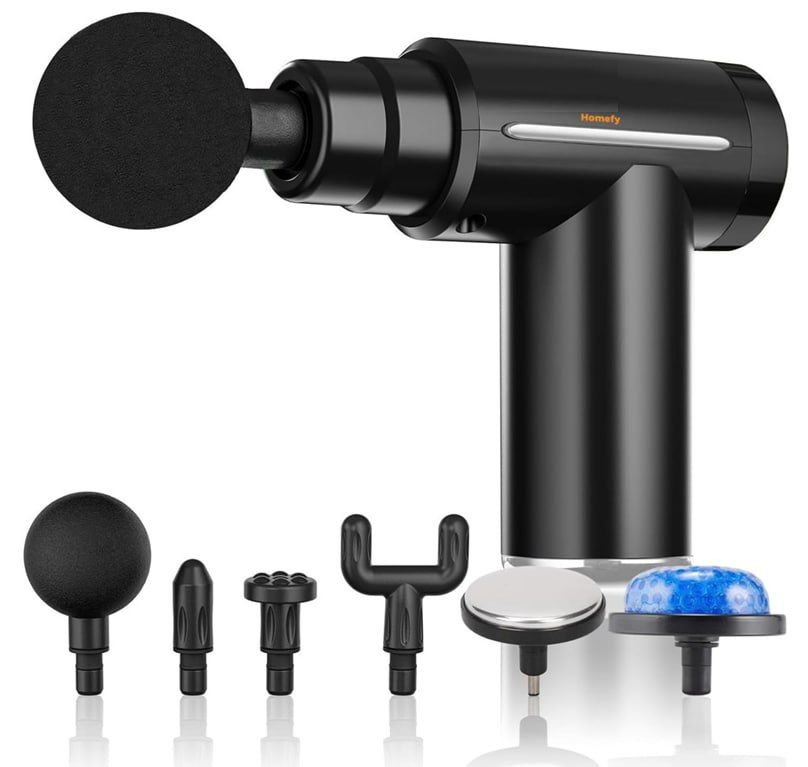 Massage Gun for Full Body [For Hot & Cold Therapy] Body Massager & Foot Massager Machine for Pain Relief For Neck, Back, Leg