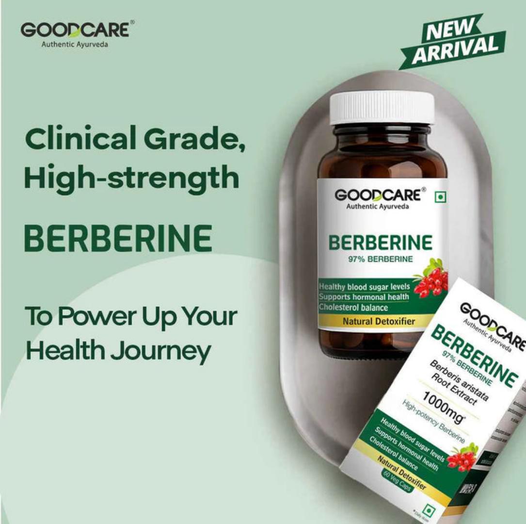 Berberine Capsules 1000mg 60's Berberine Capsules are a metabolic health supplement formulated with Berberis aristata extract. They are traditionally used to help balance blood sugar levels, improve i