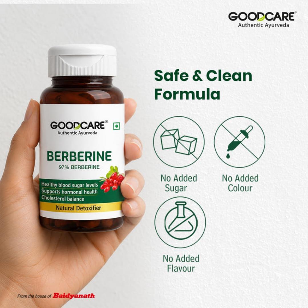 Berberine Capsules 1000mg 60's Berberine Capsules are a metabolic health supplement formulated with Berberis aristata extract. They are traditionally used to help balance blood sugar levels, improve i