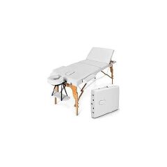 Portable Foldable 3 Fold Massage Bed Home patient Bed Facial Steaming Bed Tattoo Bed Beach Bed