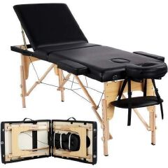 Portable Foldable 3 Fold Massage Bed Home patient Bed Facial Steaming Bed Tattoo Bed Beach Bed
