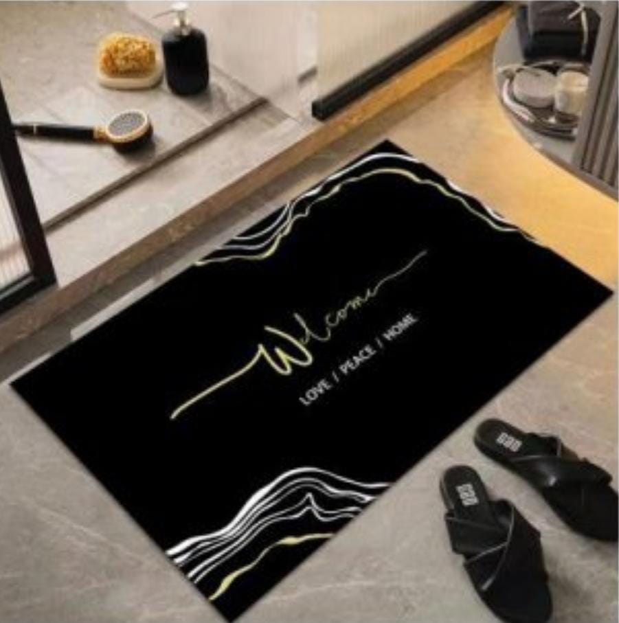*New arrival🫐🛝*🏸Thick Rubber base antislip bathroom mat size 38x58cm now available