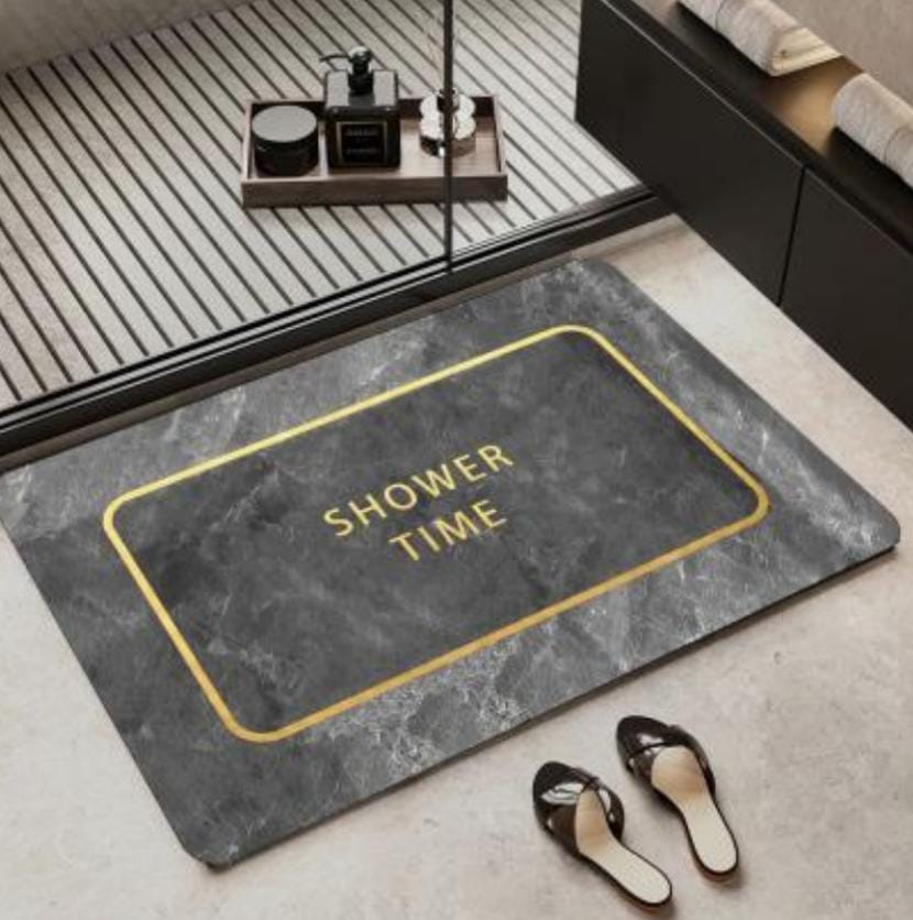 *New arrival🫐🛝*🏸Thick Rubber base antislip bathroom mat size 38x58cm now available