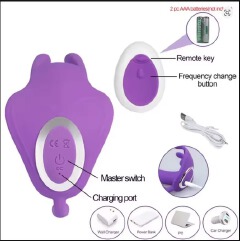 Butterfly Rabbit Vibrator for Women – Remote-Controlled G-Spot & Clitoral Stimulator, 10 Modes, USB Rechargeable