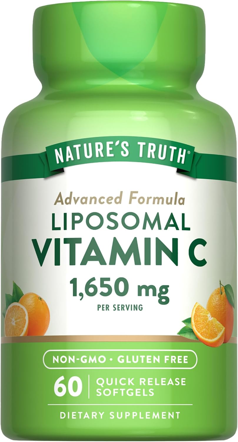 Nature's Truth Liposomal Vitamin C | 1650mg | 60 Softgels