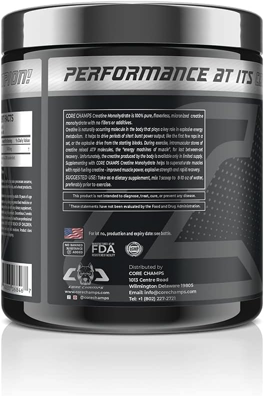 Core Champs Creatine 300g 60Servings