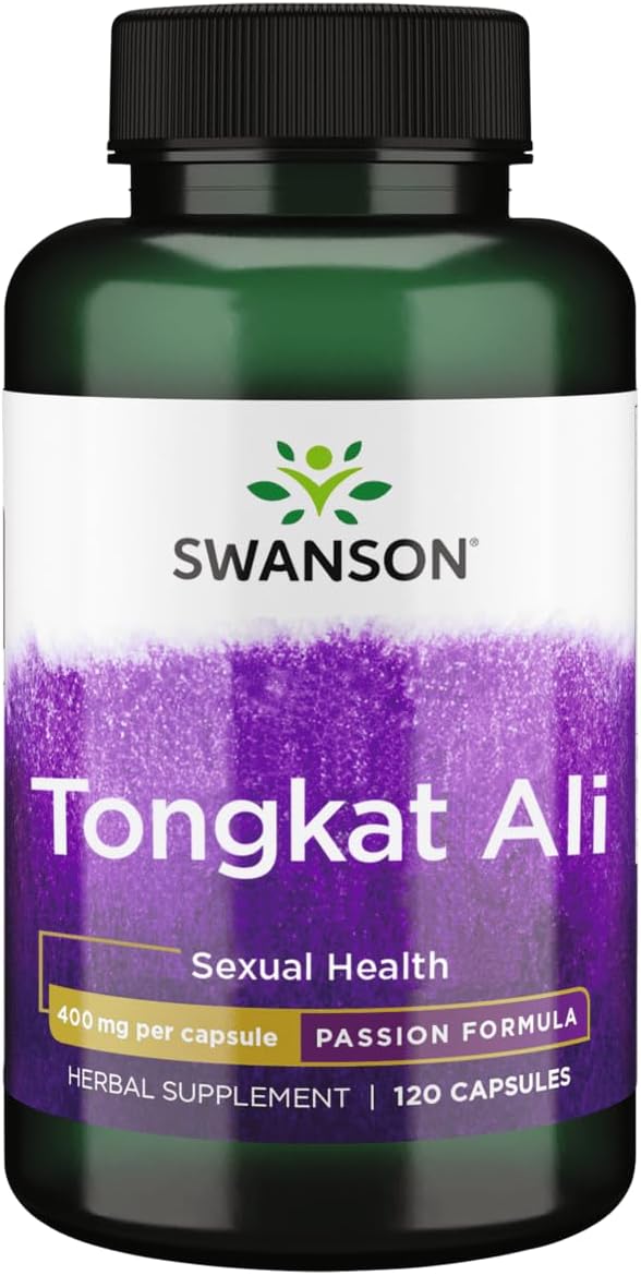 Swanson Passion Tongkat Ali Stamina Support 400 mg, 120 Capsules
A Natural Supplement Supporting Stamina, Energy and Drive for Men and Women, a Traditional Malaysian Herb