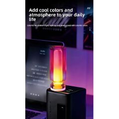 Car LED Interior Lights USB Plug-in – Colorful RGB Ambient Night Light, Mini Portable Atmosphere Lamp for Car, Bedroom & Travel Decoration