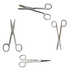 NURSE'S SCISSORS, MEDICAL NURSING SCISSORS, STAINLESS STEEL NURSE SCISSORS, MEDICAL DRESSING SCISSORS, BANDAGE CUTTING SCISSORS, NURSES' UTILITY SCISSORS, CLINICAL SCISSORS, FIRST AID SCISSORS, MEDICA