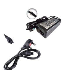 (BUY & GET FREE FUSED POWER CABLE & FREE MOUSE PAD) Original Replacement Complete HP Blue Pin With Power Cable(Flower Cable)-HP Laptop Charger 19.5V 3.33A, 65W for EliteBook series, ProBook series