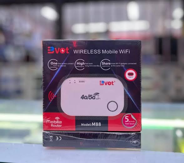 BVOT M88 4G LTE WiFi MiFi  – Portable Wireless Hotspot with SIM Card Support for Home, Office and Travel
