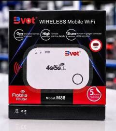 BVOT M88 4G LTE WiFi MiFi  – Portable Wireless Hotspot with SIM Card Support for Home, Office and Travel