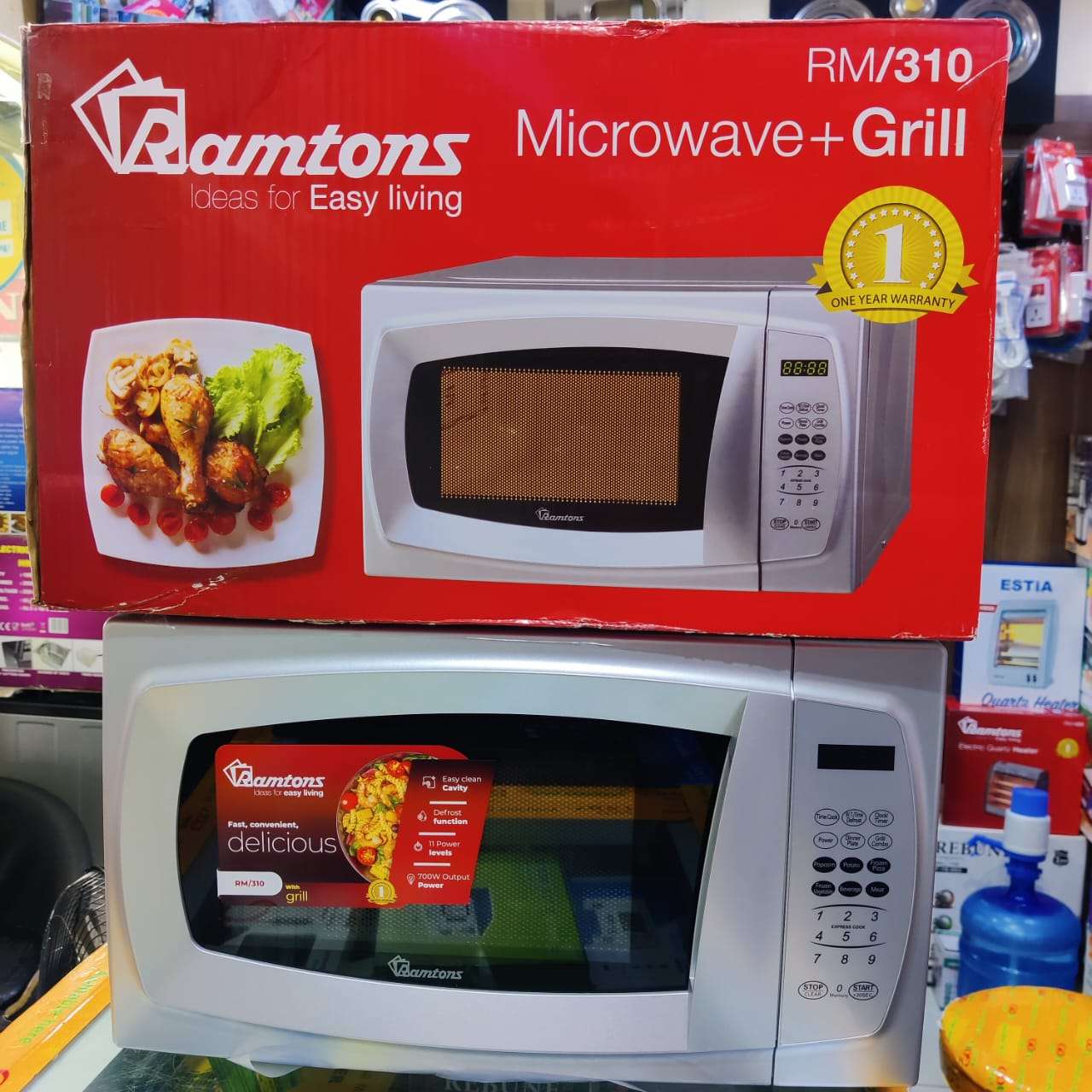 RAMTONS  RM/310  20LITRES  DIGITAL MICROWAVE WITH GRILL