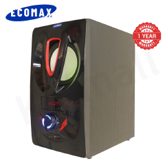 ECOMAX 3.1CH Multimedia Bluetooth Woofer LM-1107 Home Theater System Speaker Systems Subwoofer USB/SD/FM/DVD Input Home Audio System with Remote Control 3000W