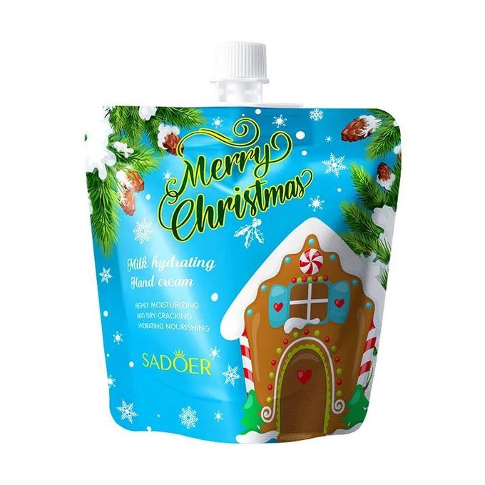 SADOER 5 in 1  Hand Cream Moisturizing and Refreshing Soothing Hand Cream Flavours Strawberry,Avocado,Milk,Orange Vitamin C,Kiwi Tender