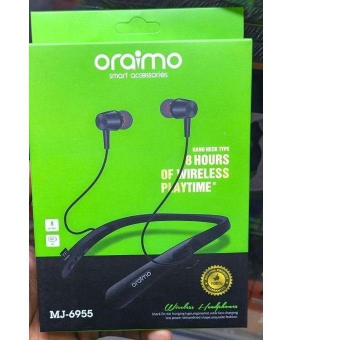 Necklace Neck band Wireless Earphone   up to 30 hours of playtime Bluetooth 5.3 Bluetooth Version: 5.3 for a stable and energy-efficient connection HavyBass  ENC noise reduction call vibration alert