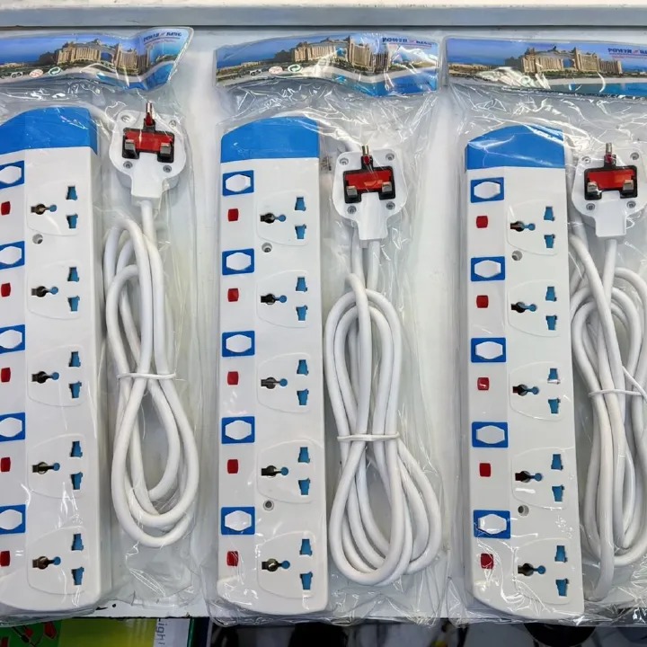 Extension home office work extension Heavy Duty 5 Way Power Extension Cable