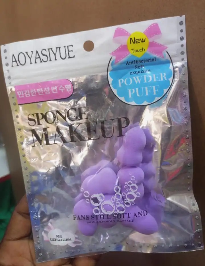 Make up sponges powder puff loose powder applicator antibacterial soft exquisite powder puff sponge make up 6pcs sponge make up set