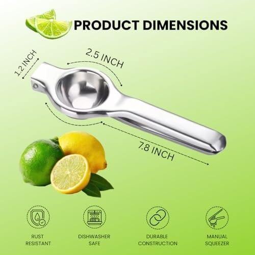 🥜Stainless steel lemon squeezer