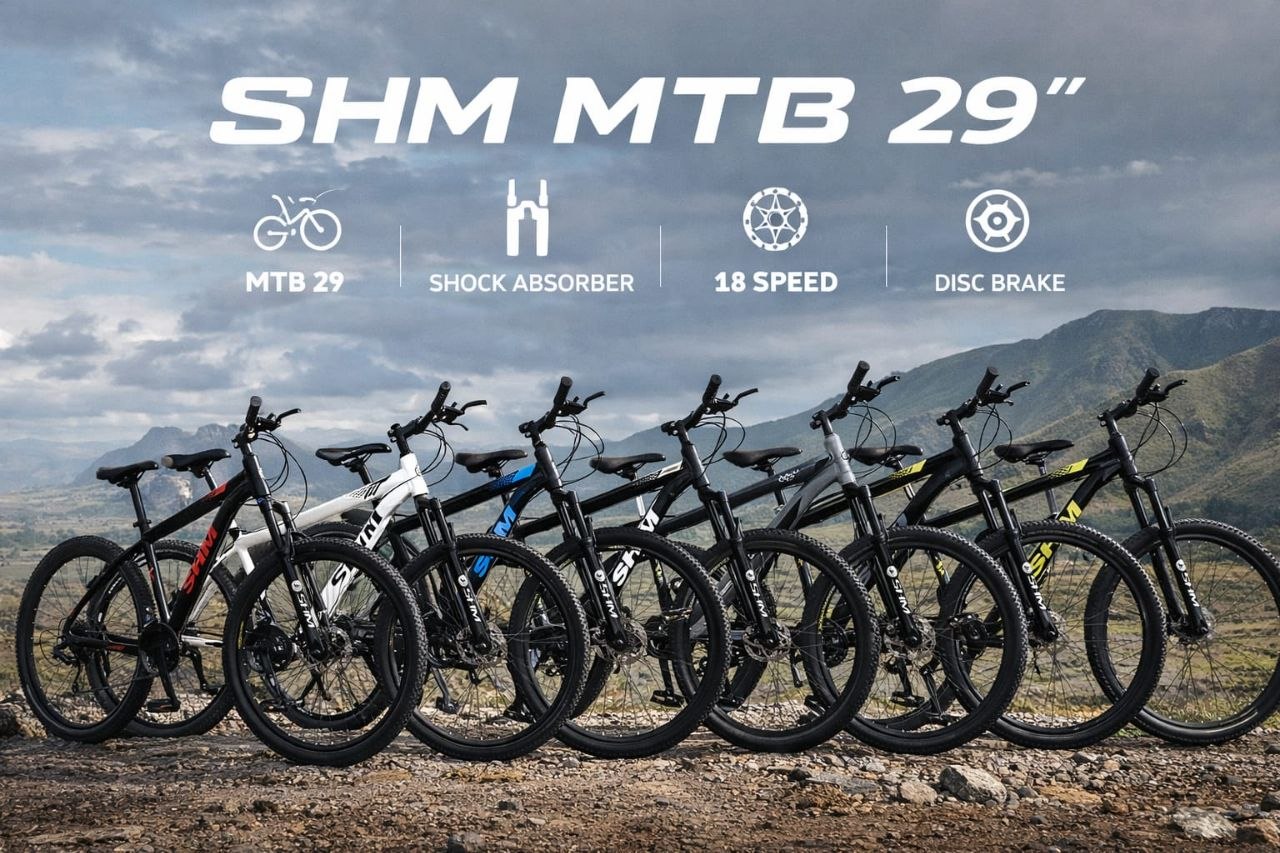 29 Inch Bicycle – Large Wheel Mountain Bike with Strong Frame, Smooth Ride & Reliable Brakes for Adults, Commuting & Outdoor Adventure