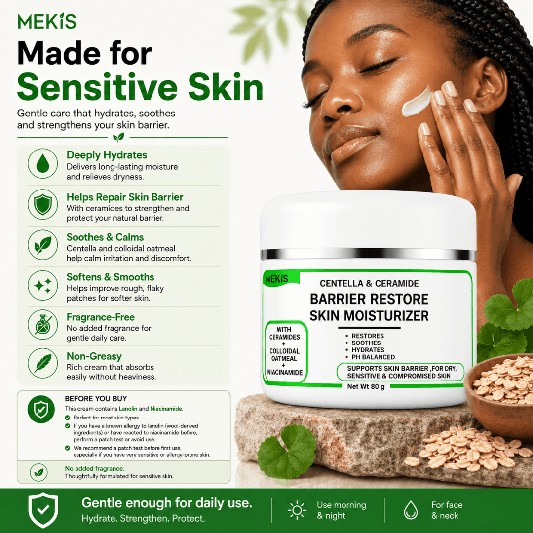 Centella Ceramide Barrier Restore Cream -For dry, tight, irritated, flaky, or sensitive