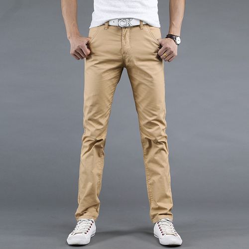 CLEARANCE OFFER Slim Fit Soft Khaki Pants -