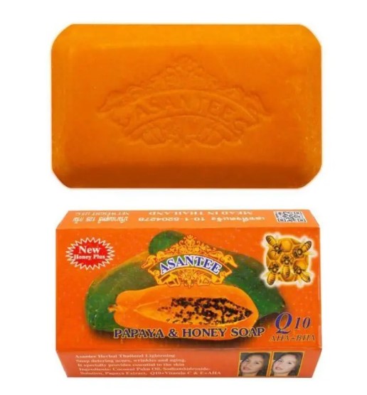 Original Asantee Papaya And Honey Anti Acne Soap - 125g Nourishing, Natural Skincare for Smooth & Glowing Skin Asante soap, .🔥🔥🔥 Limited offer only best quality and best products