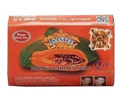 Original Asantee Papaya And Honey Anti Acne Soap - 125g Nourishing, Natural Skincare for Smooth & Glowing Skin Asante soap, .🔥🔥🔥 Limited offer only best quality and best products
