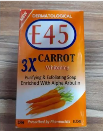 E45 3X Carrot Whitening Anti-Acne Soap 250g
🔥🔥🔥 Limited wholesale offer only best quality and best products