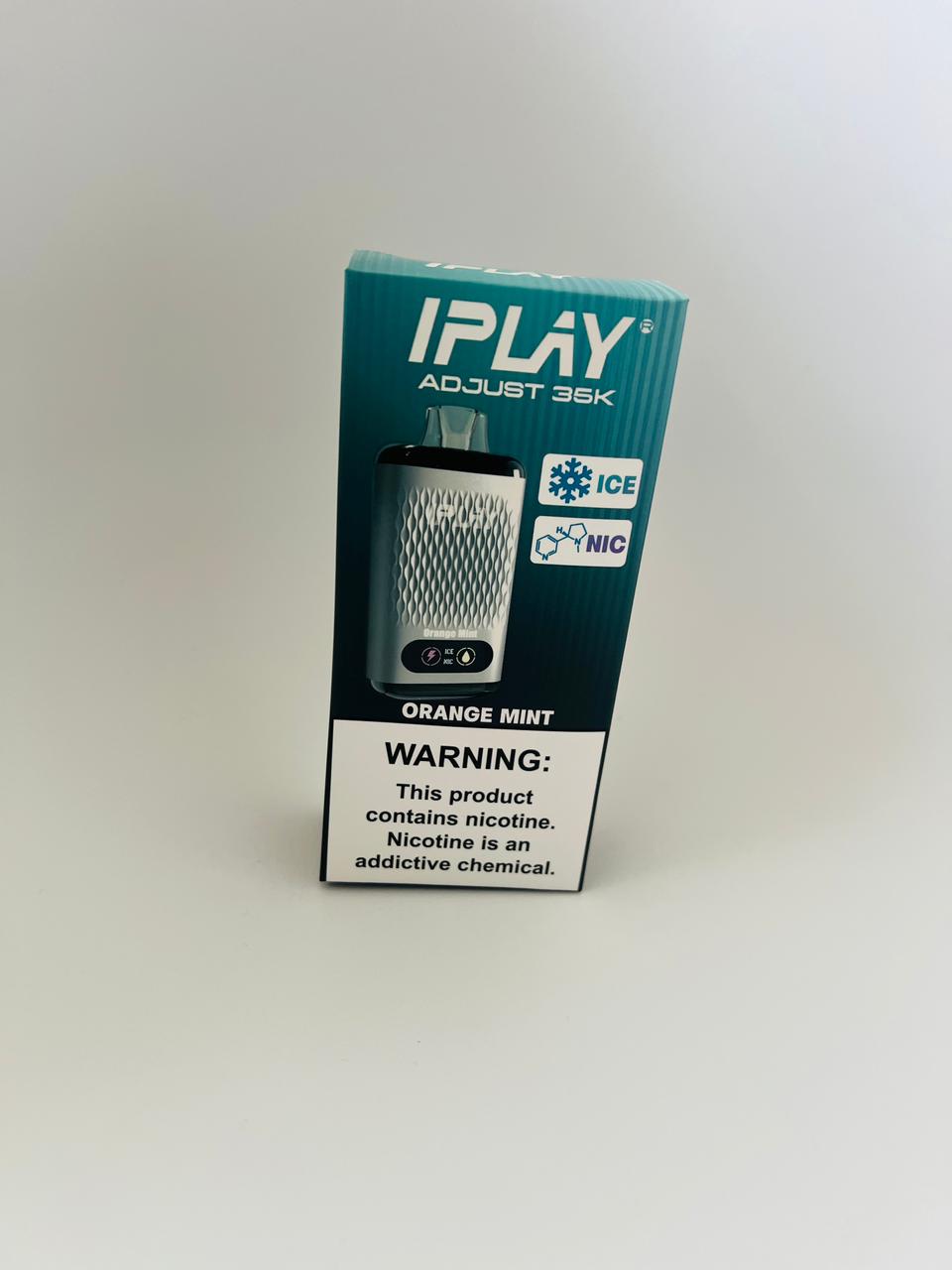 IPLAY ADJUST 35K Disposable Pod-ORANGE MINT TYPE C ,5% NICOTINE