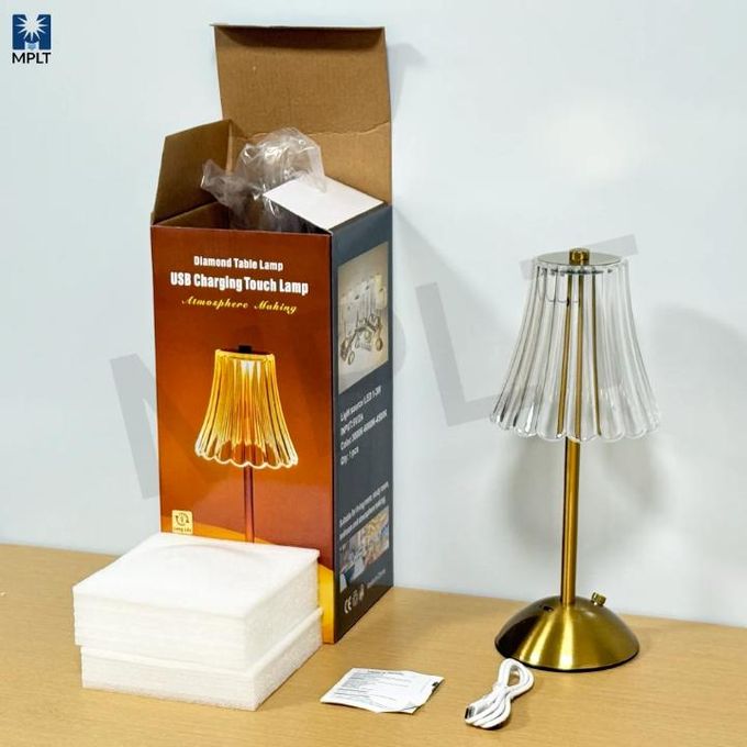 Bar Touch Table Lamp Rechargeable Wireless Desk Lamp Portable Bedroom Night Light LED Decor Lights for Coffee Hotel Restaurant cordless touch control dimmable home bar bedroom metal base