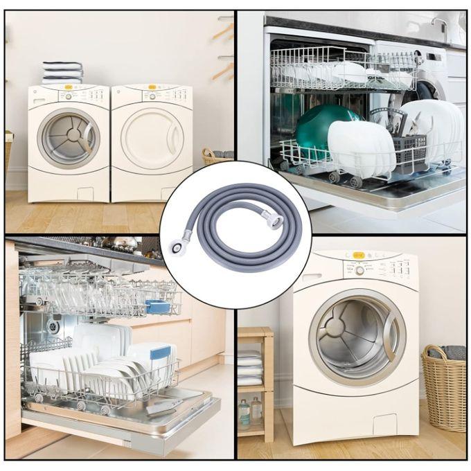 Washing Machine Hose Pipe Water Inlet Pipe, Replace Replacement Hose Pipe Flexible PVC Drain Hosepipe Water – 1.5Mtrs