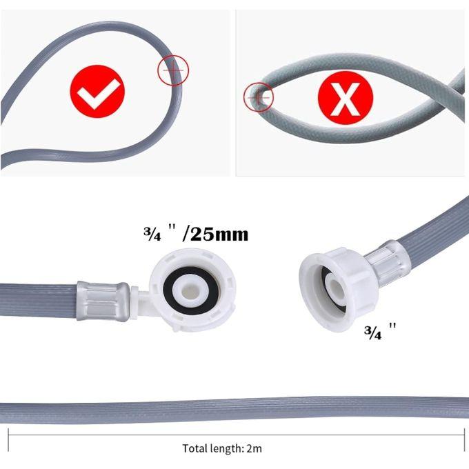 Washing Machine Hose Pipe Water Inlet Pipe, Replace Replacement Hose Pipe Flexible PVC Drain Hosepipe Water – 1.5Mtrs