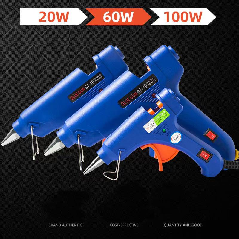 Hot Glue Gun Professional Hot Melt Electric Glue Gun 20 W with Stand, DIY & Repairs