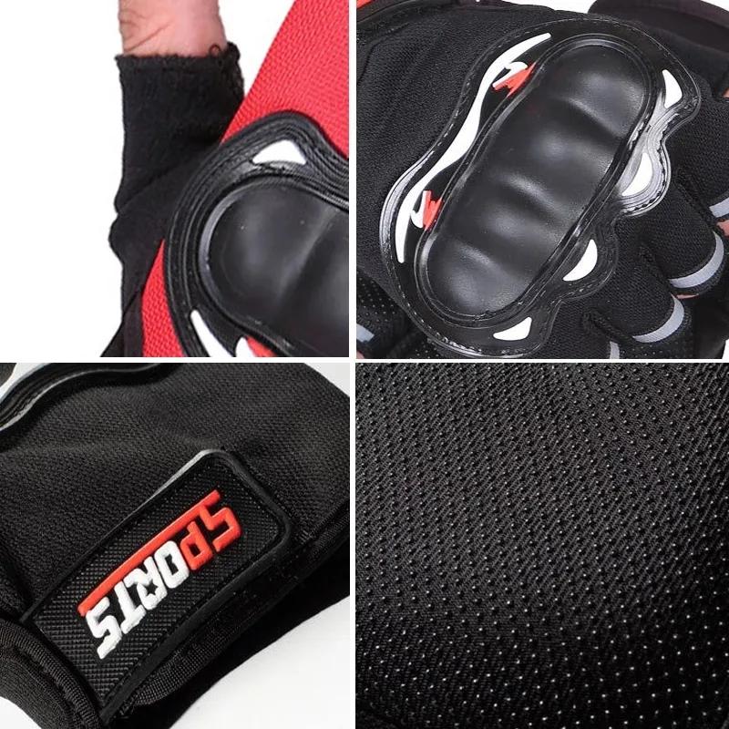 Motorcycle Riding Gloves Racing Gloves Outdoor Breathable Non-Slip Racing Cycling Sports Gloves Half Finger Shock-proof  Outdoor Breathable Abrasion-Resistant