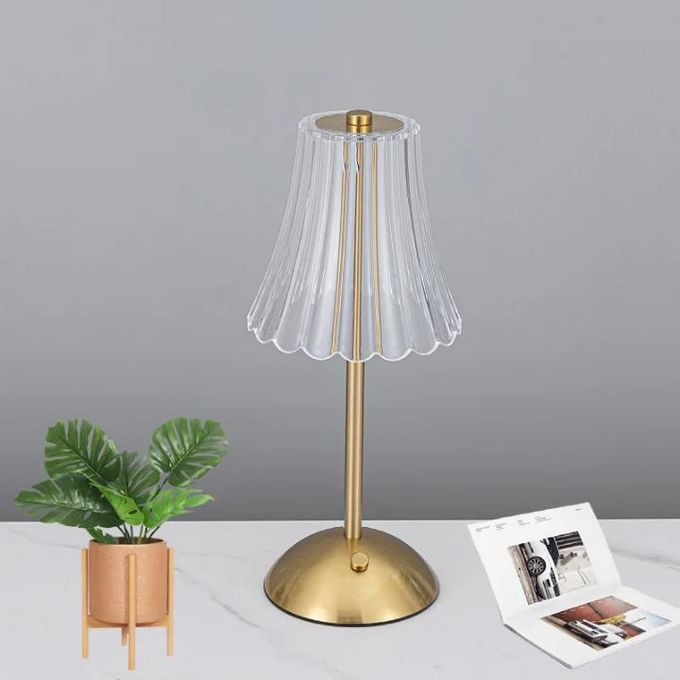 Bar Touch Table Lamp Rechargeable Wireless Desk Lamp Portable Bedroom Night Light LED Decor Lights for Coffee Hotel Restaurant cordless touch control dimmable home bar bedroom metal base
