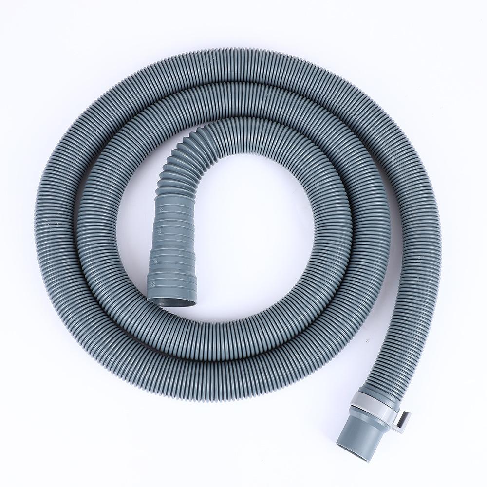 Universal Washing Machine Drainage Extension Hose Pipe Water Outlet / - 3 meters Flexible Waste Water Discharge Hose Drain