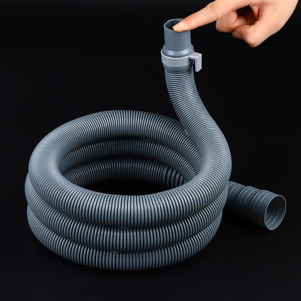 Universal Washing Machine Drainage Extension Hose Pipe Water Outlet / - 3 meters Flexible Waste Water Discharge Hose Drain