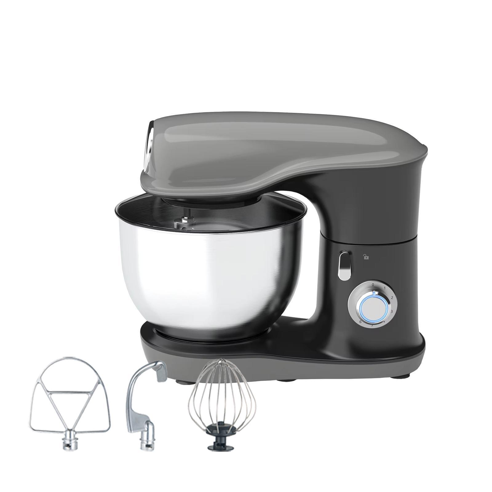 Hoffmans heavy1200W Stand Mixer – High-Performance Kitchen Machine with 8.0L Stainless Steel Bowl, adjustable Speed Settings, Pulse Function & Full Accessory Set for Dough, Cakes, Creams & Baking Prep