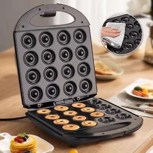 Sokany 16 PCS Mini Donut/Doughnuts Maker Machine – Electric Donut Maker, Non-Stick, Fast Heating, Easy to Use for Home and Restaurants, Perfect for Breakfast, Snacks, Kids Parties,
