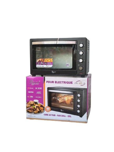 ROCH REO-60LM-G(B) 60L Electric Oven – 60 Litre Multifunction Countertop Oven with Rotisserie, Grill, Bake & Toast